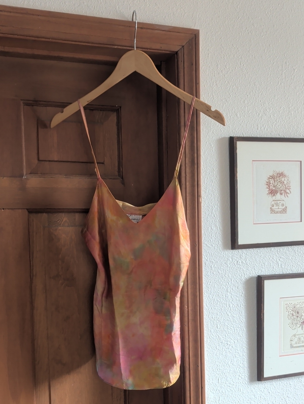 La soie 100% Silk Watercolor Camisole